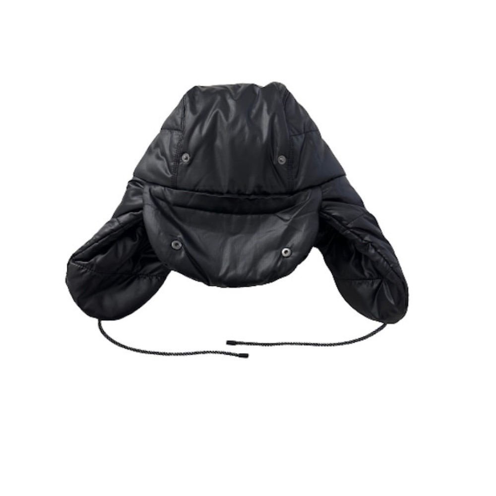 NWOT UGG Womens Black Quilted Puffer Aviator Trapper Hat One Size - Picture 4 of 8
